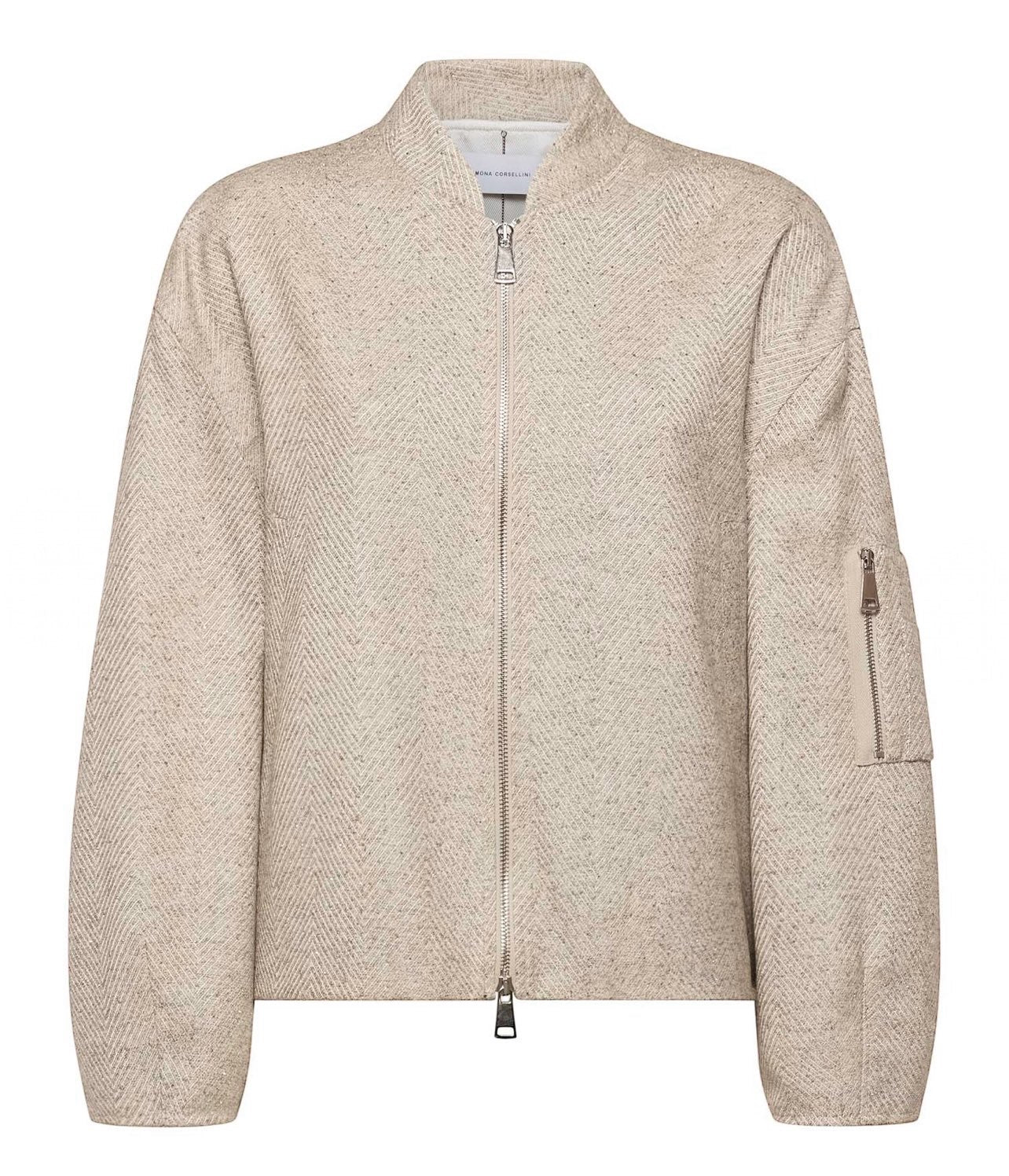 SIMONA CORSELLINI - BOMBER SPIGATO LUREX TORTOTA