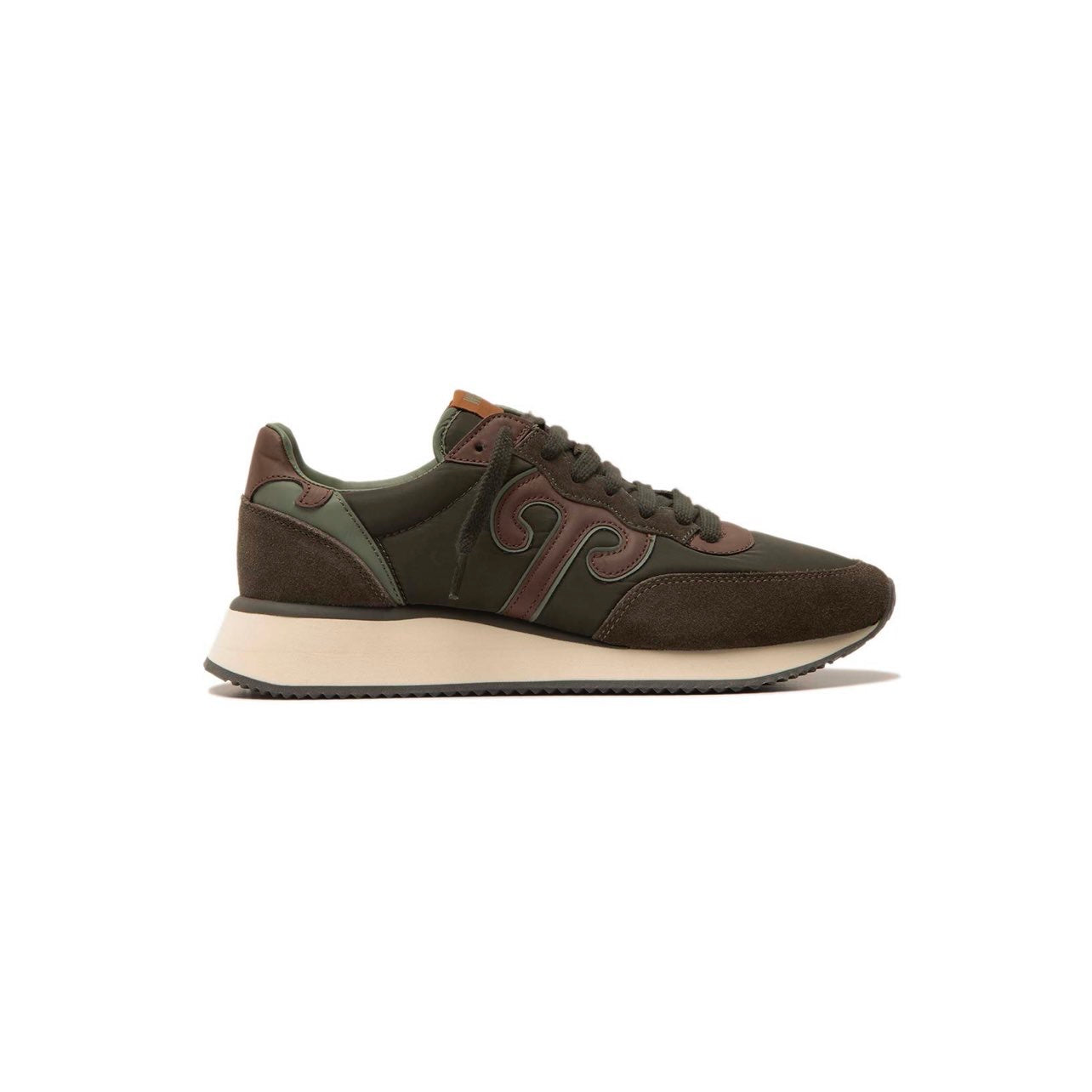 WUSHU - M628 UOMO VERDE/MARRONE