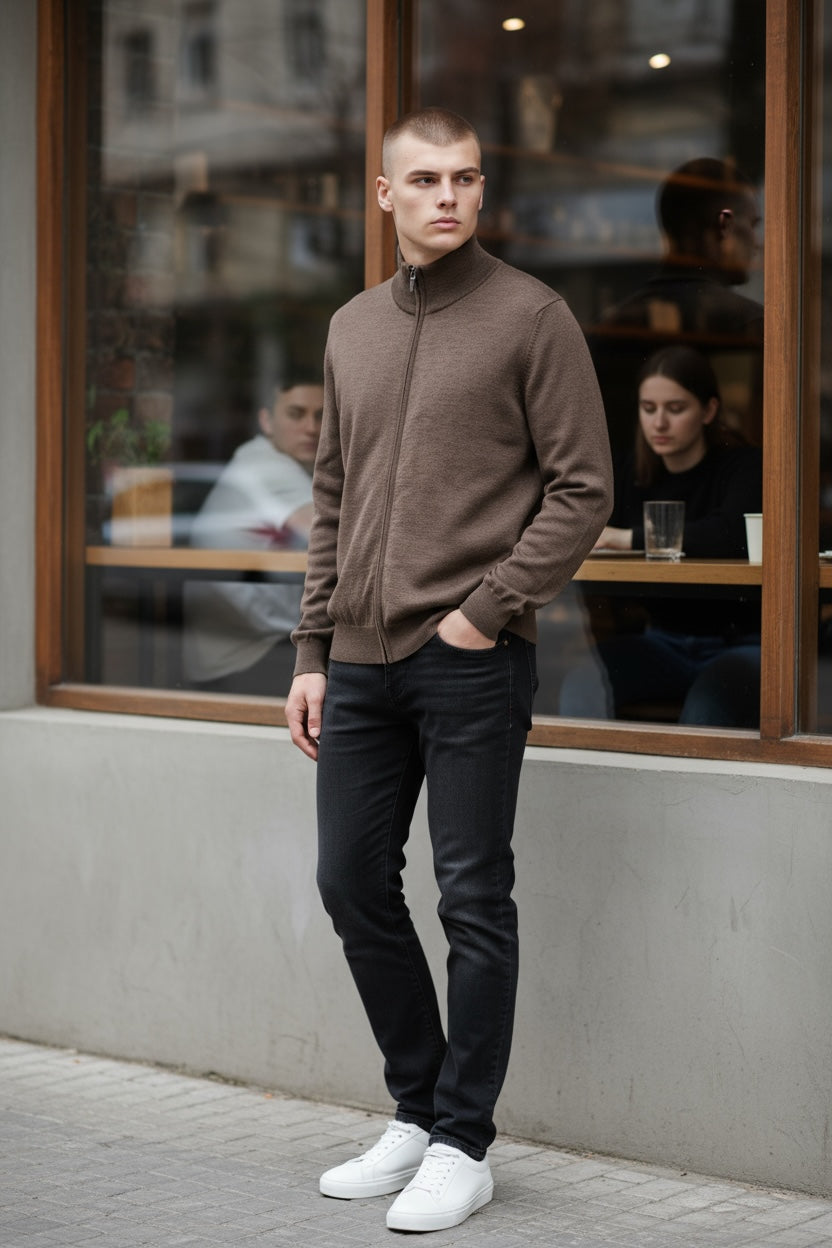 KANGRA - MAGLIA FULL ZIP piu' colori