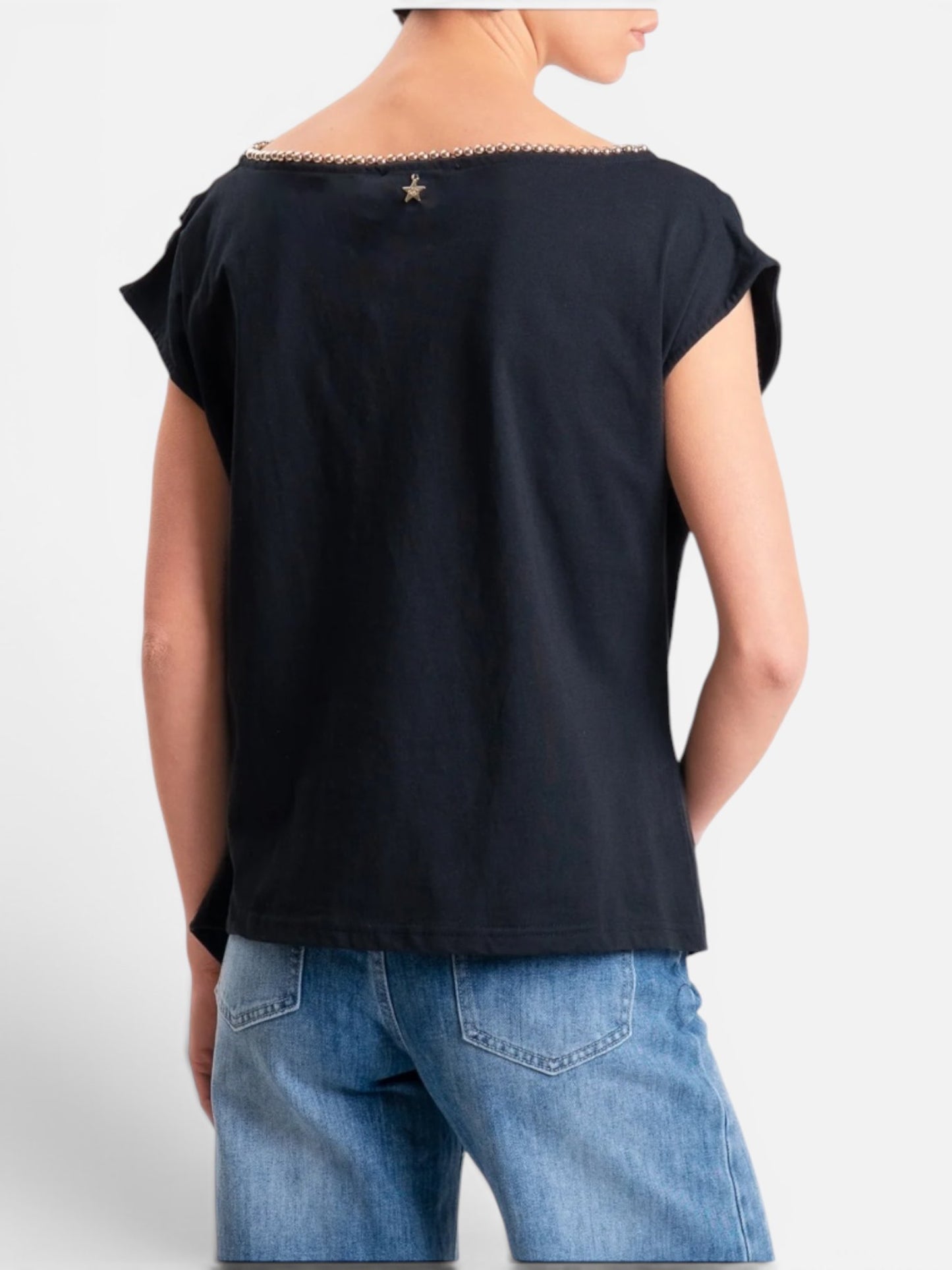 SOUVENIR - T SHIRT CON PERLINE più colori