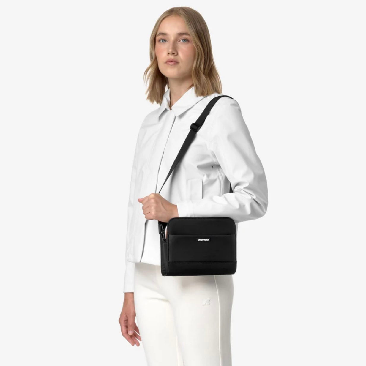 KWAY - MARYBELL POUCH NERA C/TRACOLLA