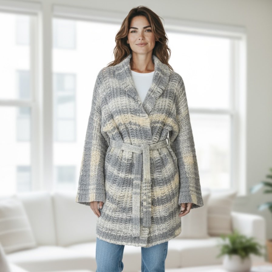 CARDIGAN LUNGO SFUMATO 2805 04