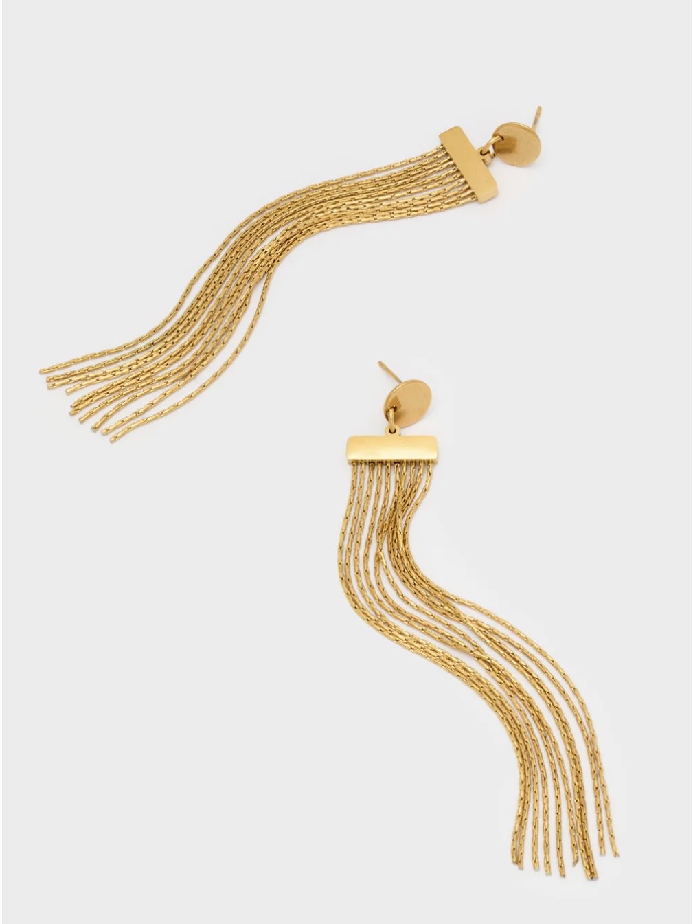 ORECCHINI CON FRANGE ORO