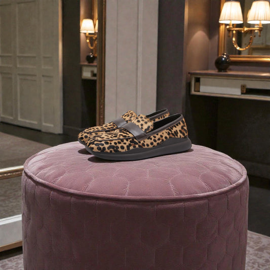 MOCASSINO CAVALLINO LEOPARDATO