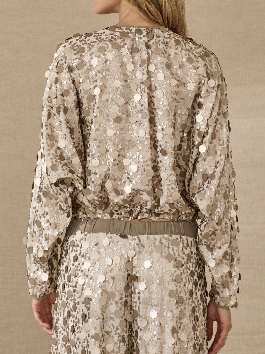 SOUVENIR - BLUSA CON PAILLETTES