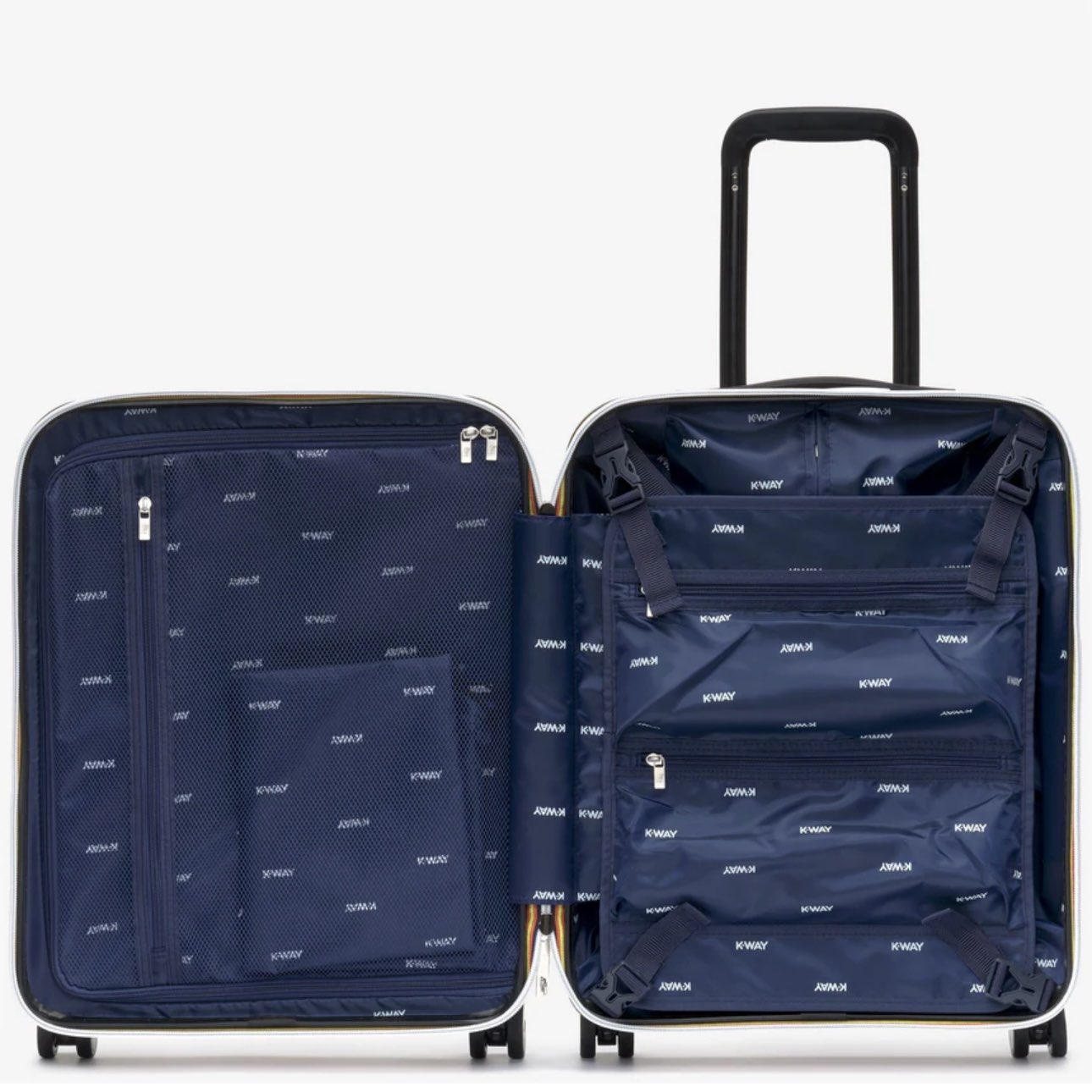 KWAY - EUDOXIE LOGO TROLLEY CABINA BLU