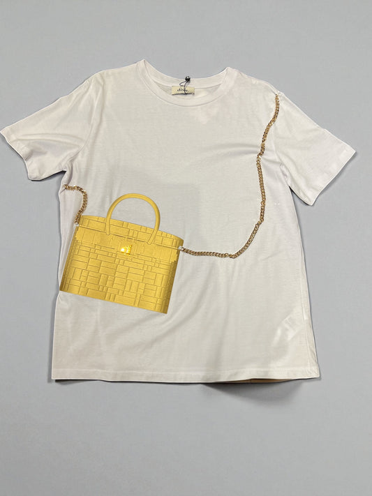 DIXIE - T-SHIRT CON APPLICAZIONE