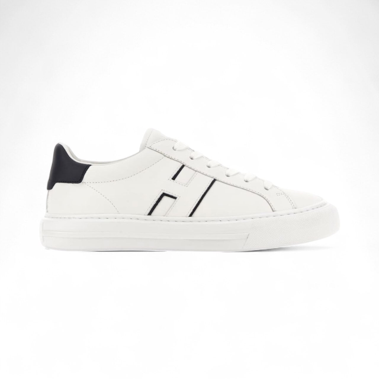 HOGAN - SNEAKERS H691 BIANCO/BLU
