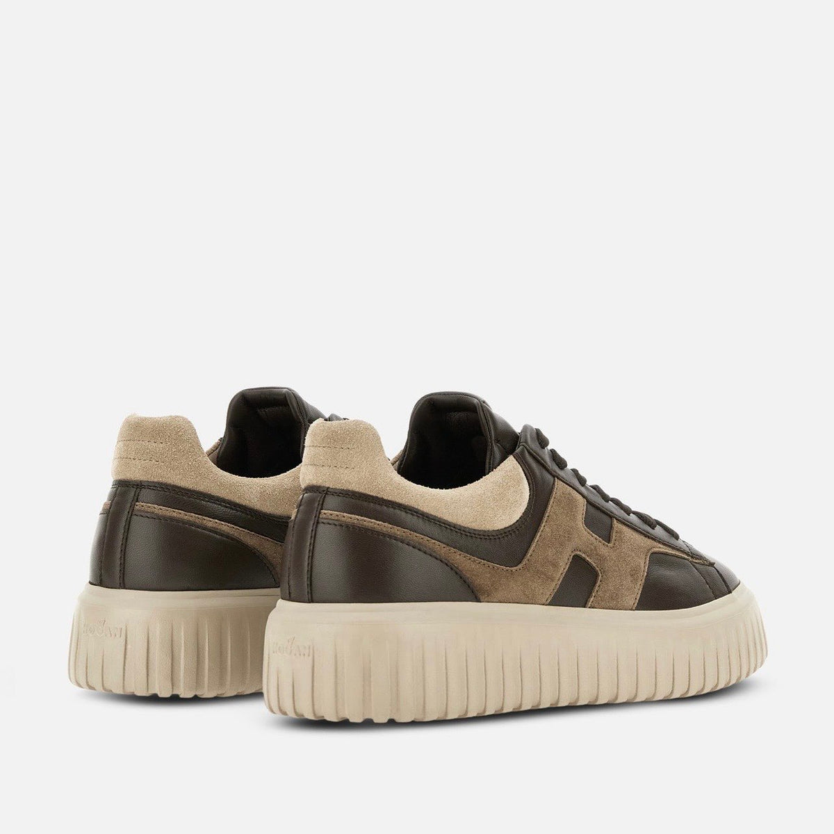 HOGAN - H-STRIPES PELLE MORO