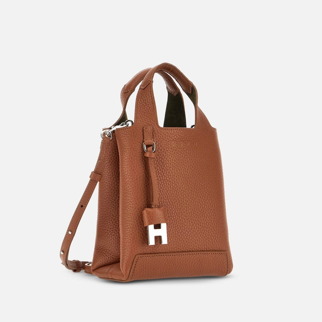 HOGAN - SHOPPING MINI CUOIO