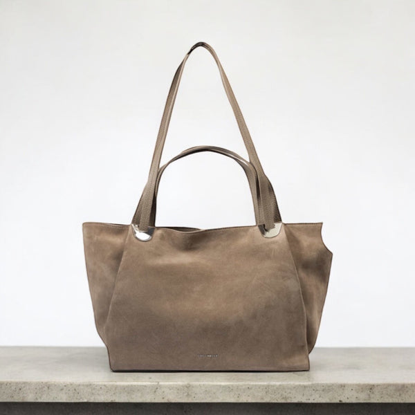 OLIVER SUEDE SHOPPER CAMOSCIO