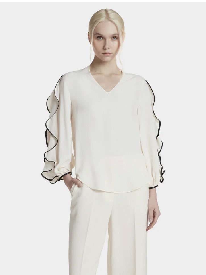 SIMONA CORSELLINI - CAMICIA ROUCHES