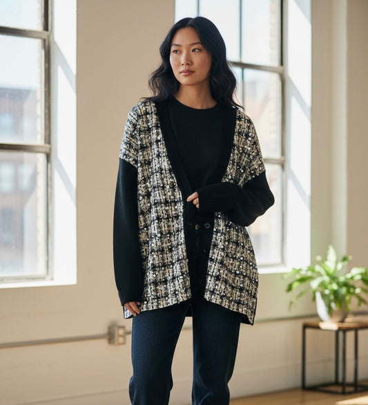 SOUVENIR PRIVE’ - CARDIGAN PAILLETTES