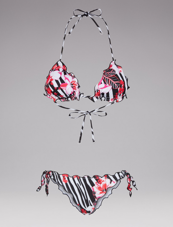Effek - Bikini Frou Frou zebra fiori