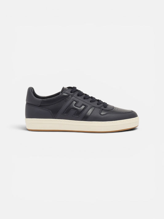 HOGAN - H668 SNEAKERS PELLE BLU