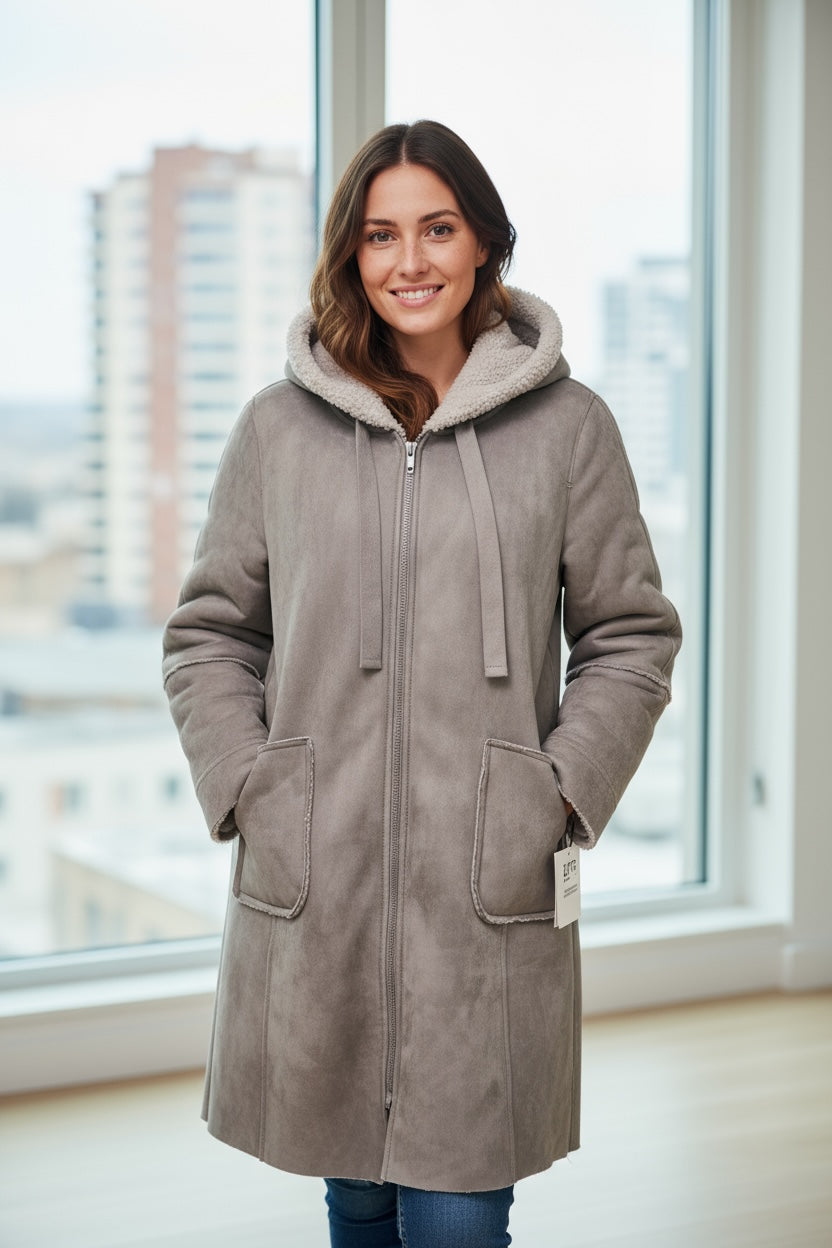 BETTA CORRADI -  PARKA ECOMONTONE