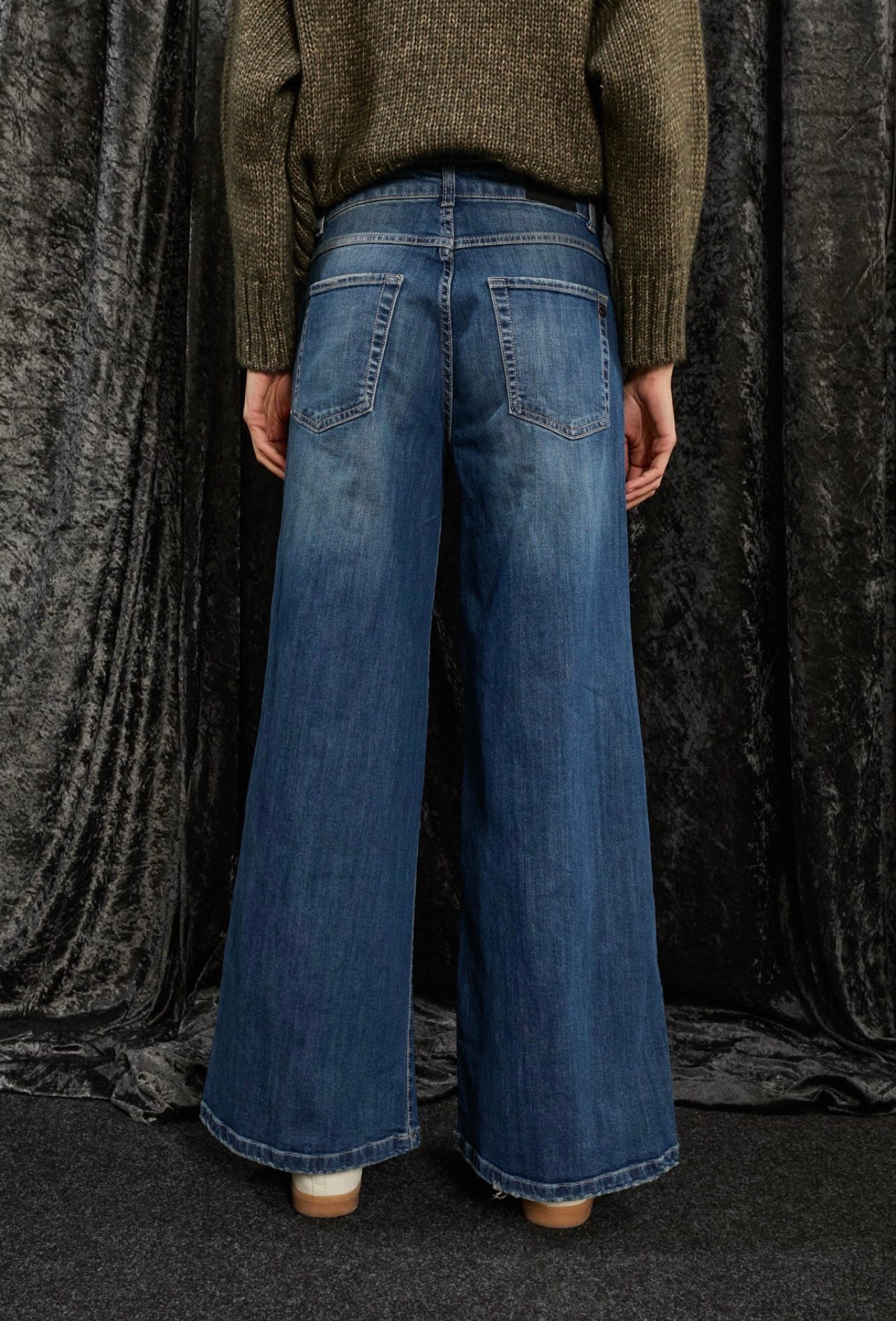 SOUVENIR PRIVE' - DENIM GAMBA LARGA