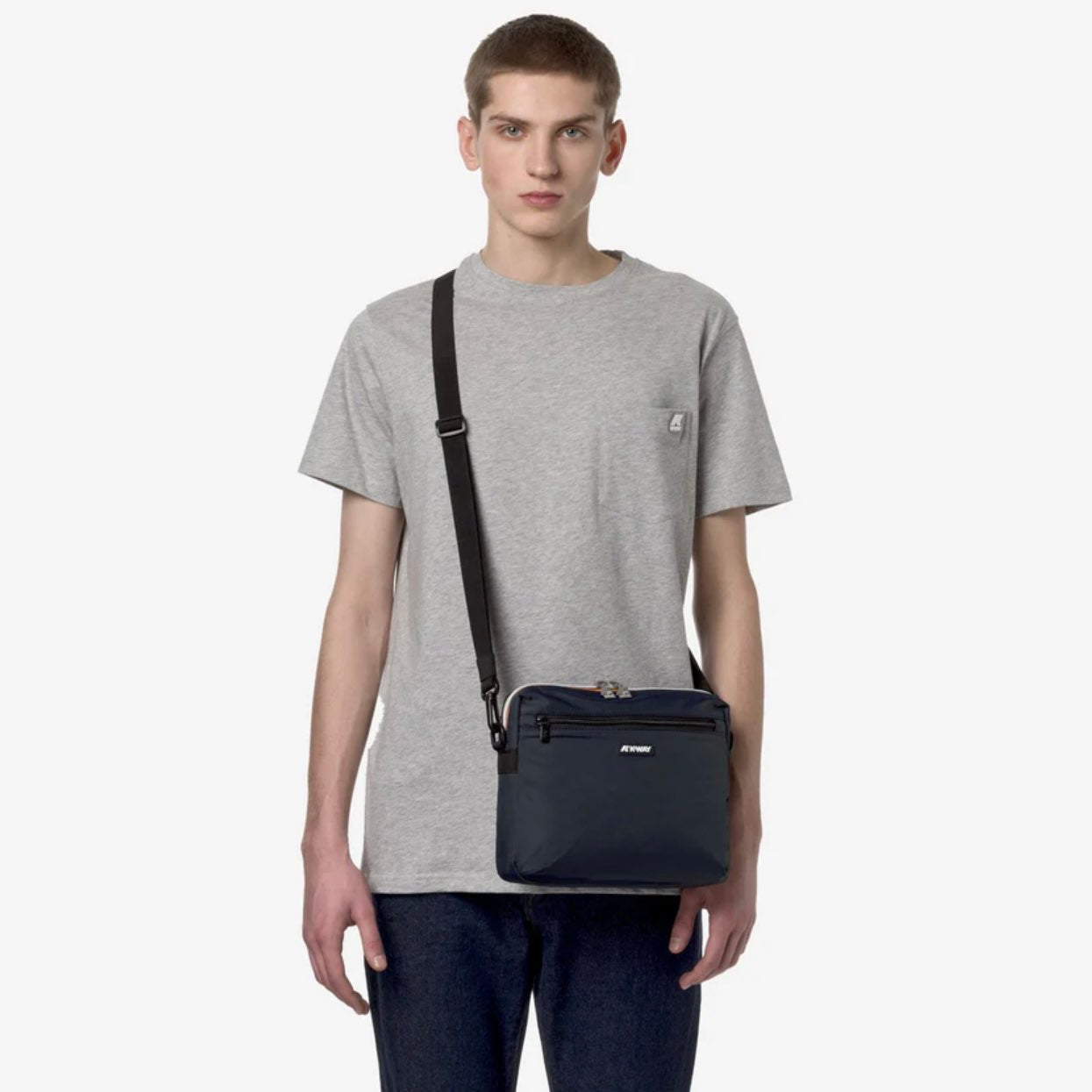 KWAY - MOIRE POUCH C/TRACOLLA
