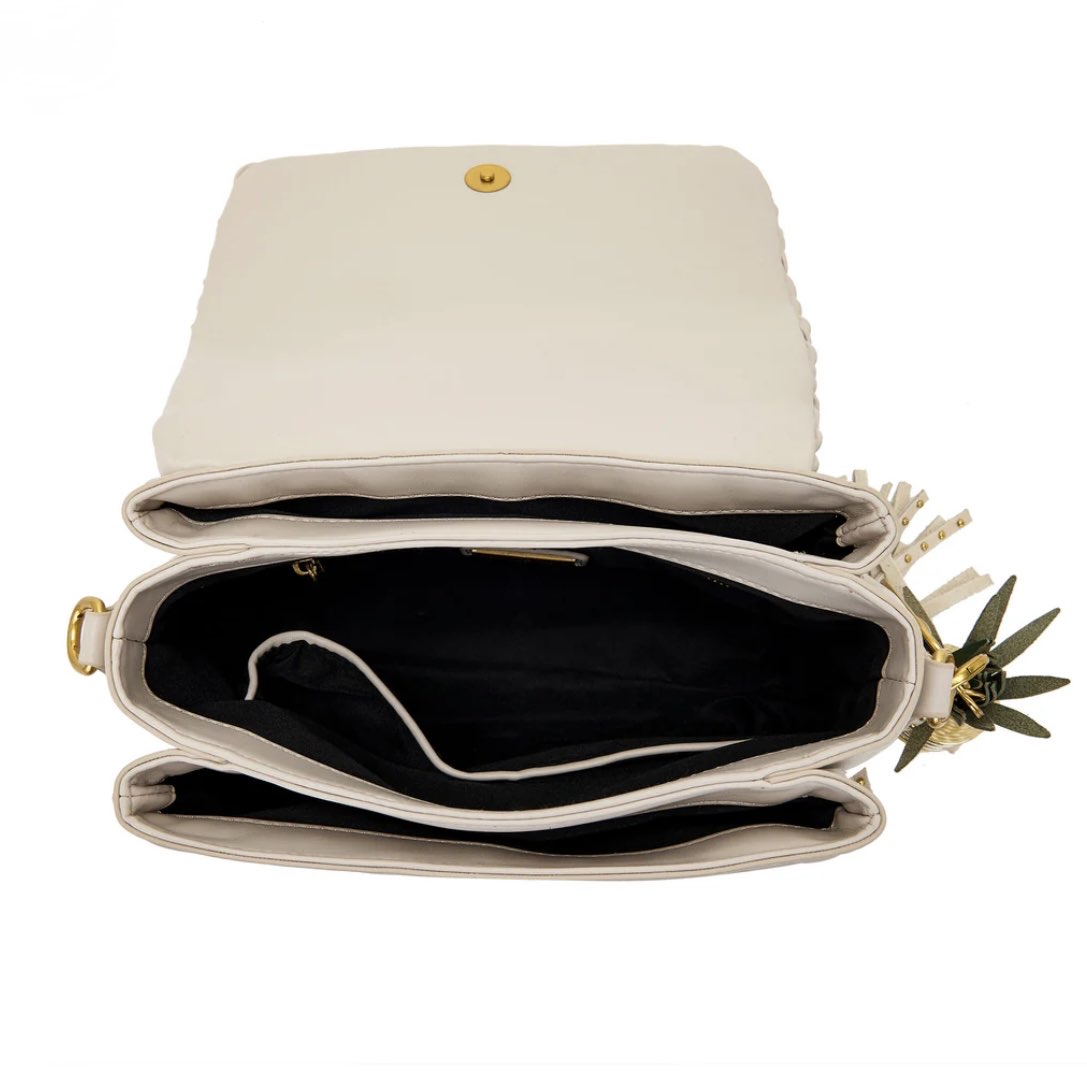 LA CARRIE - PLISSE' DEEP SHOULDER BAG SYNT.