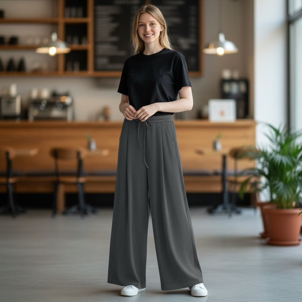 DIXIE - PANTALONE LACCIO VISCOSA