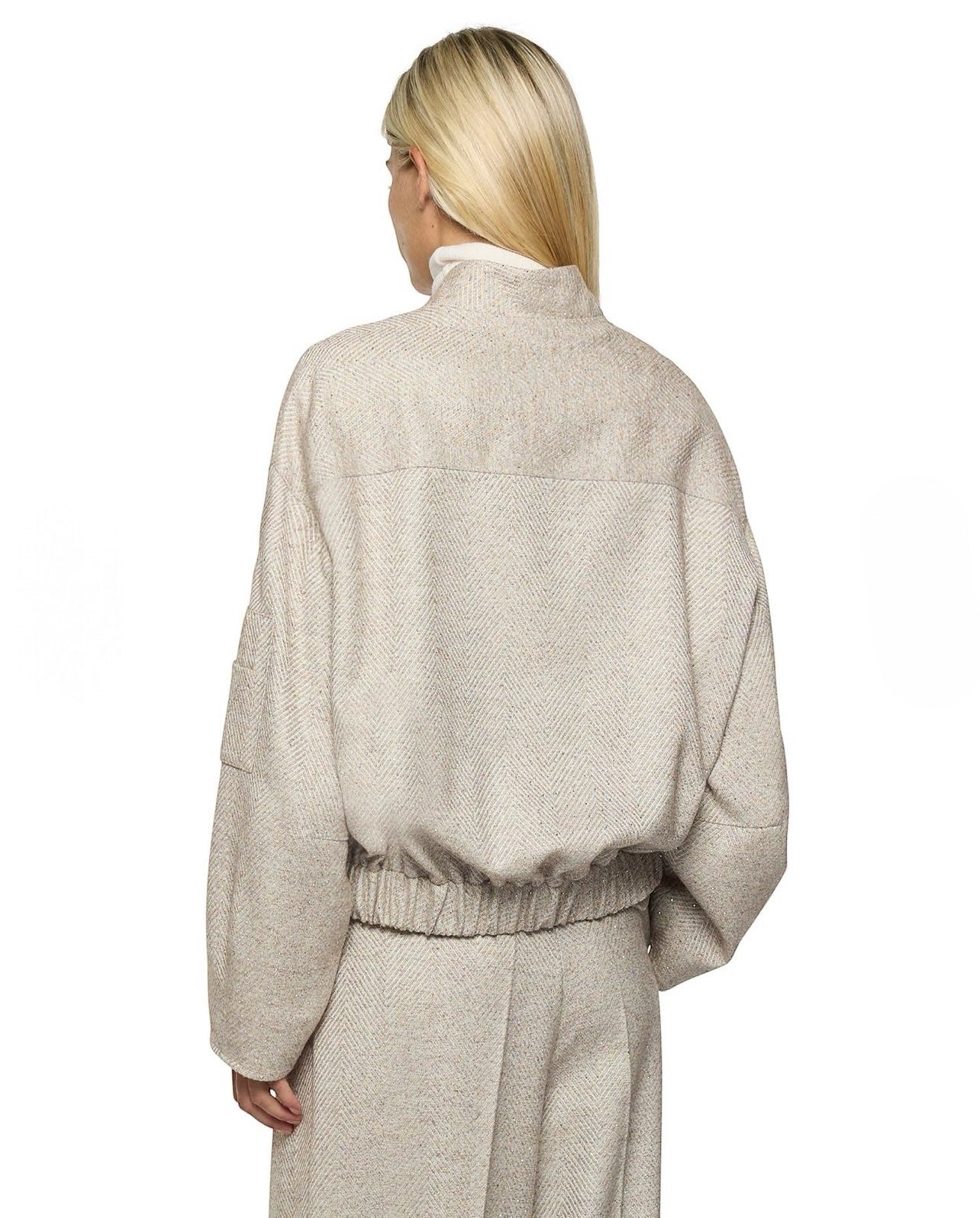 SIMONA CORSELLINI - BOMBER SPIGATO LUREX TORTOTA