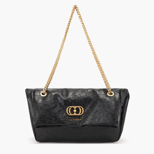 LA CARRIE - LUMI SMALL SHOULDER BAG NERA