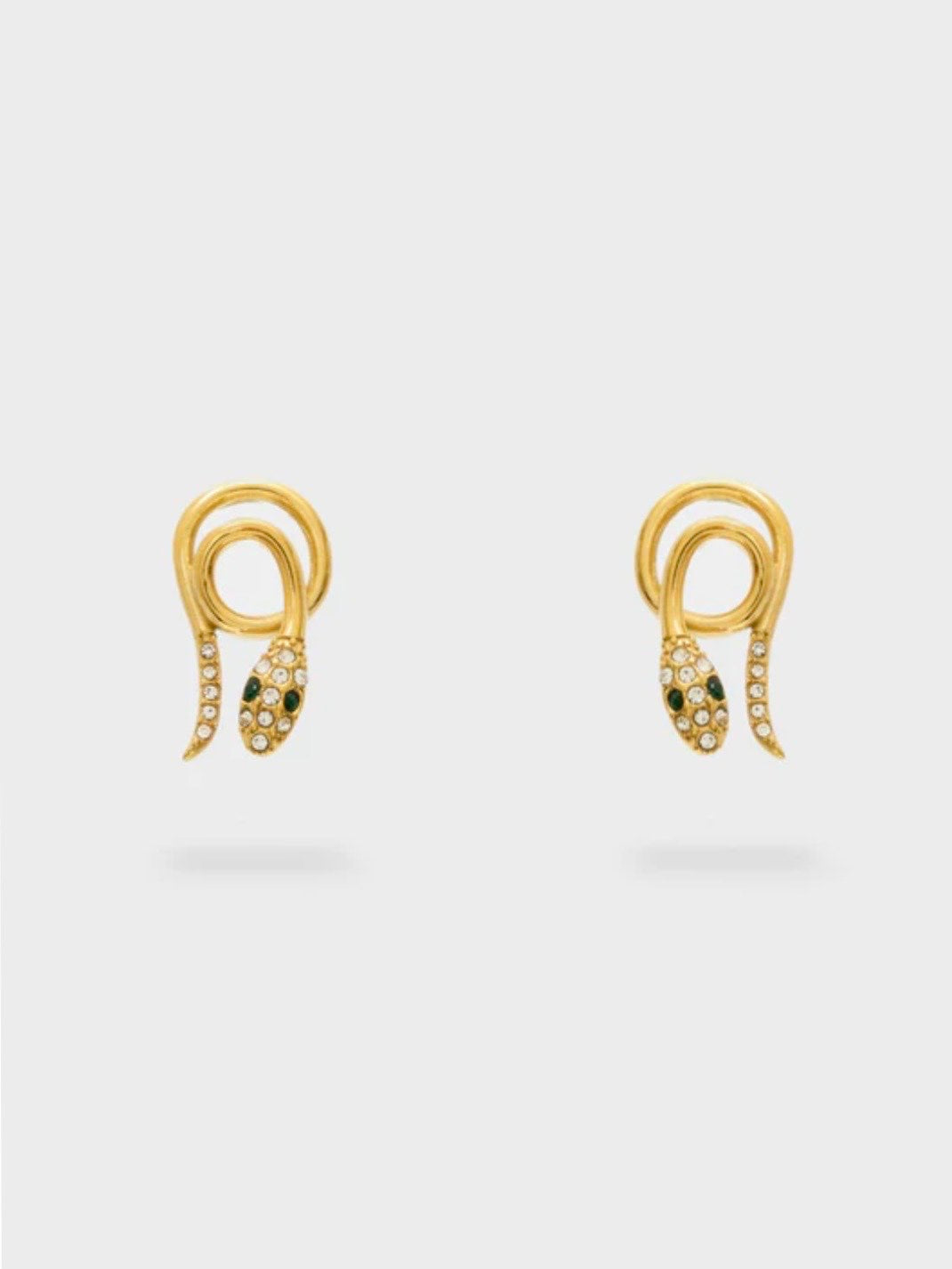 NALI' - ORECCHINI SERPENTE CON PIETRE
