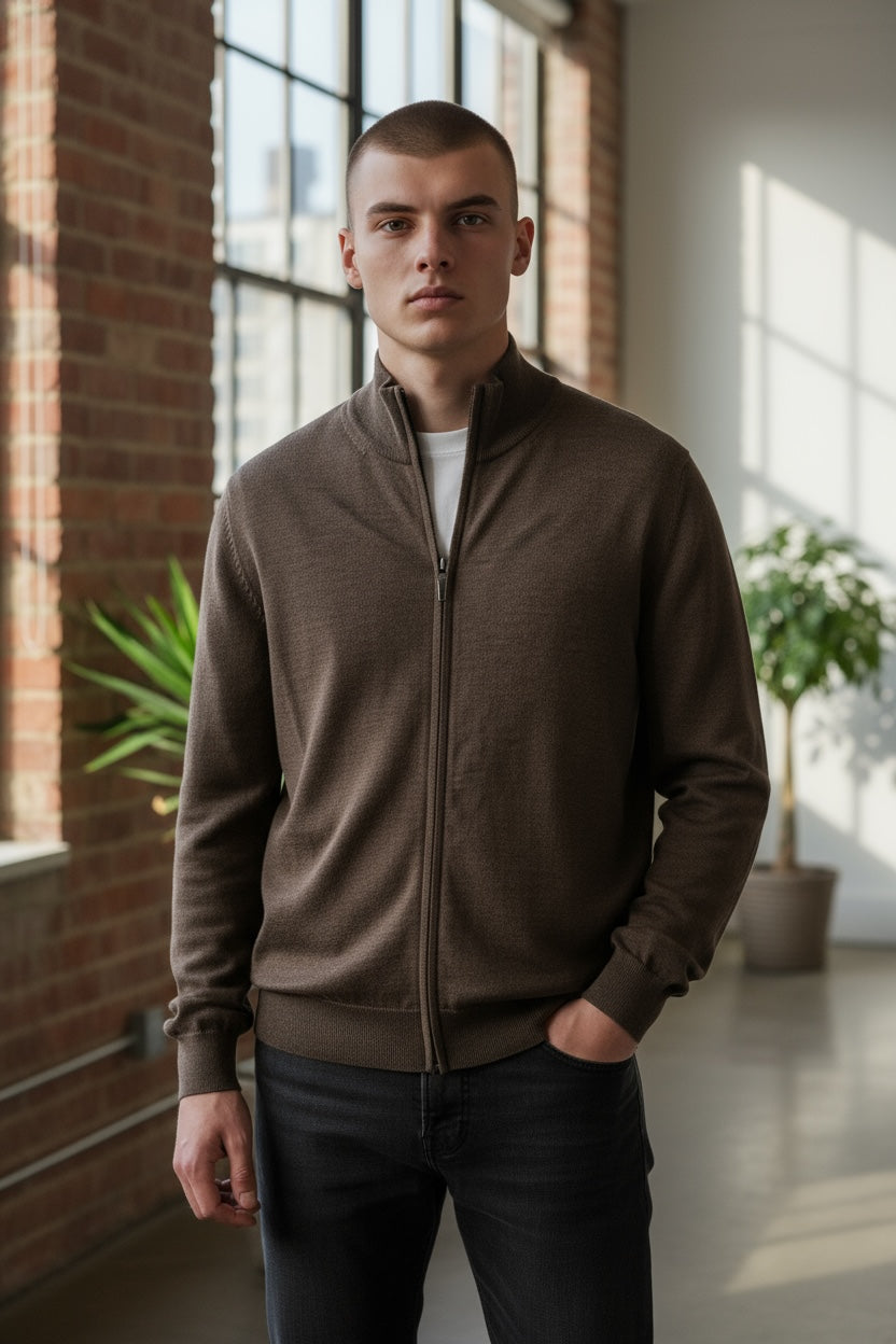 KANGRA - MAGLIA FULL ZIP piu' colori