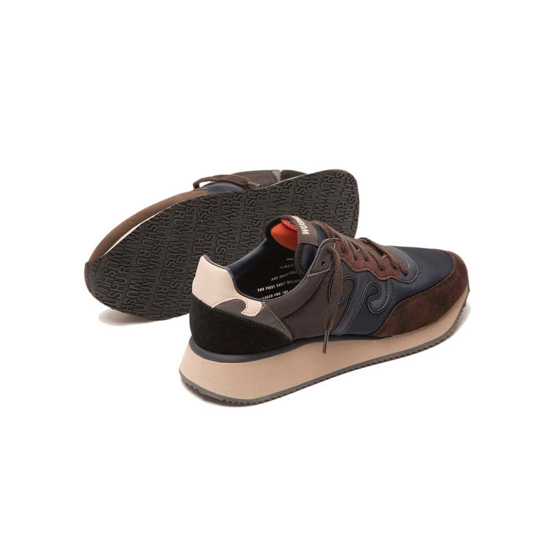 WUSHU - M627 UOMO BLU/MARRONE
