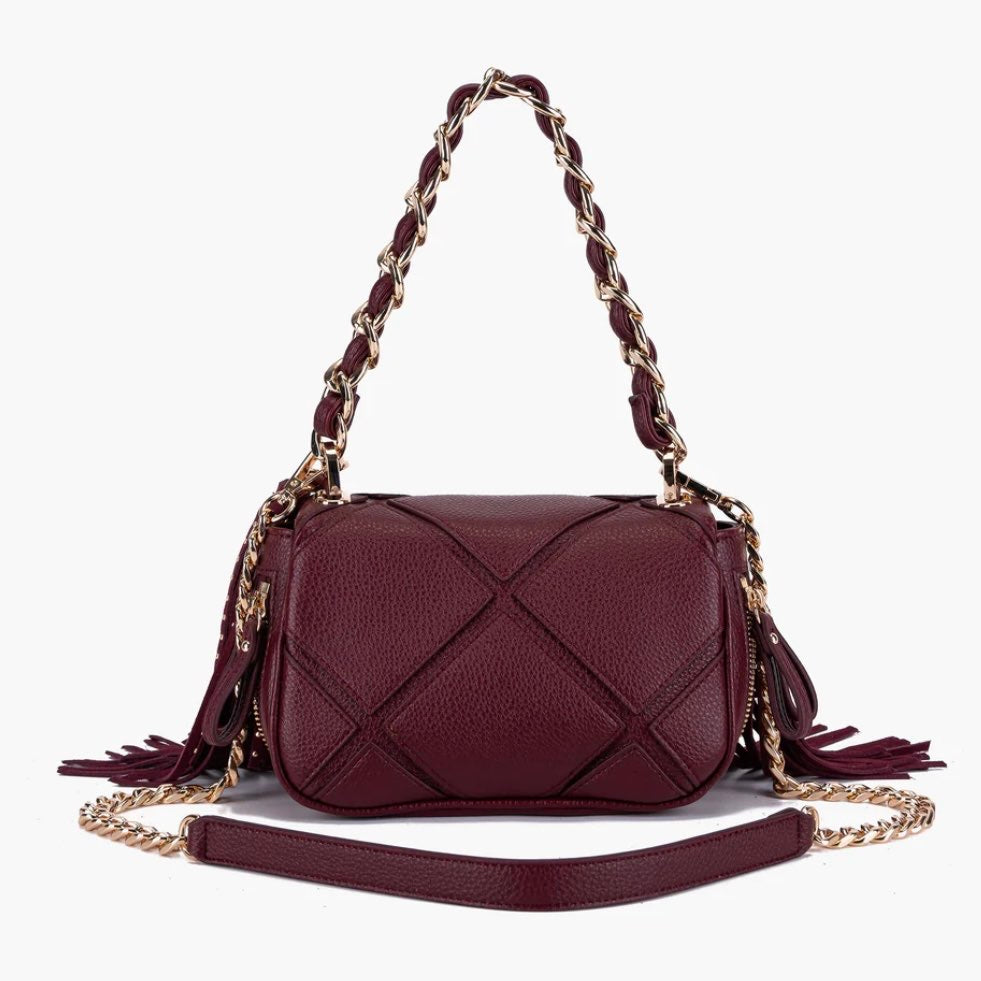 ISABEL SMALL SHOULDER BAG CON FRANGE