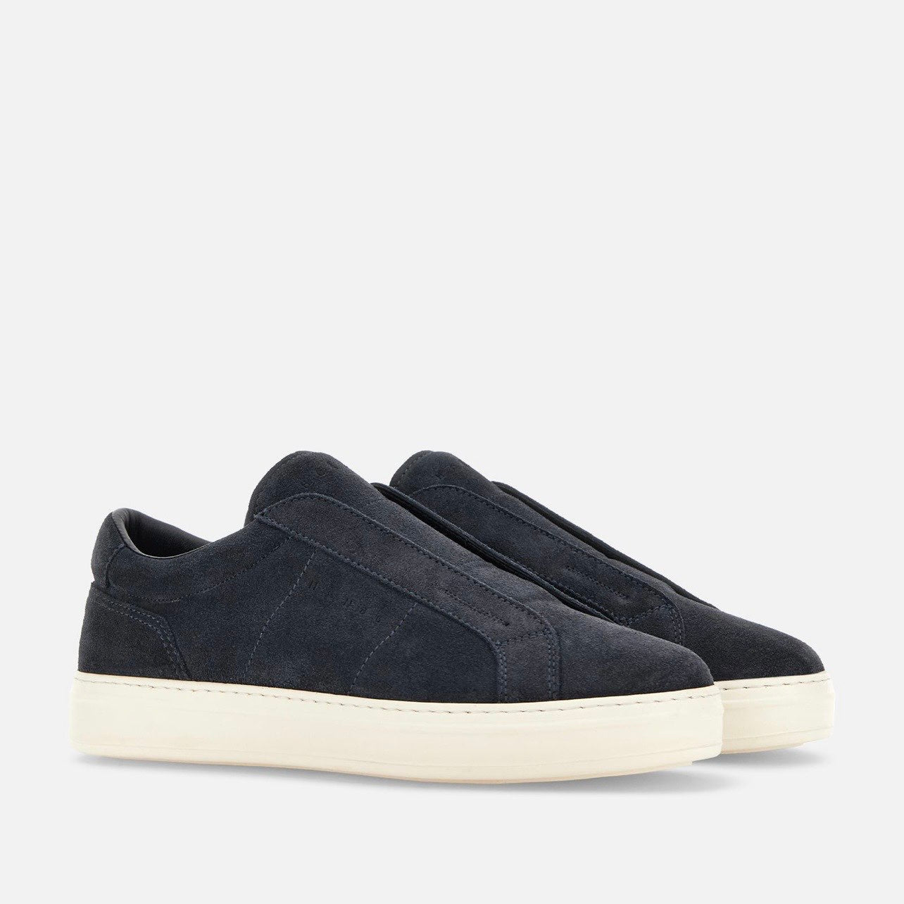 HOGAN - H668 SLIP ON CAMOSCIO BLU