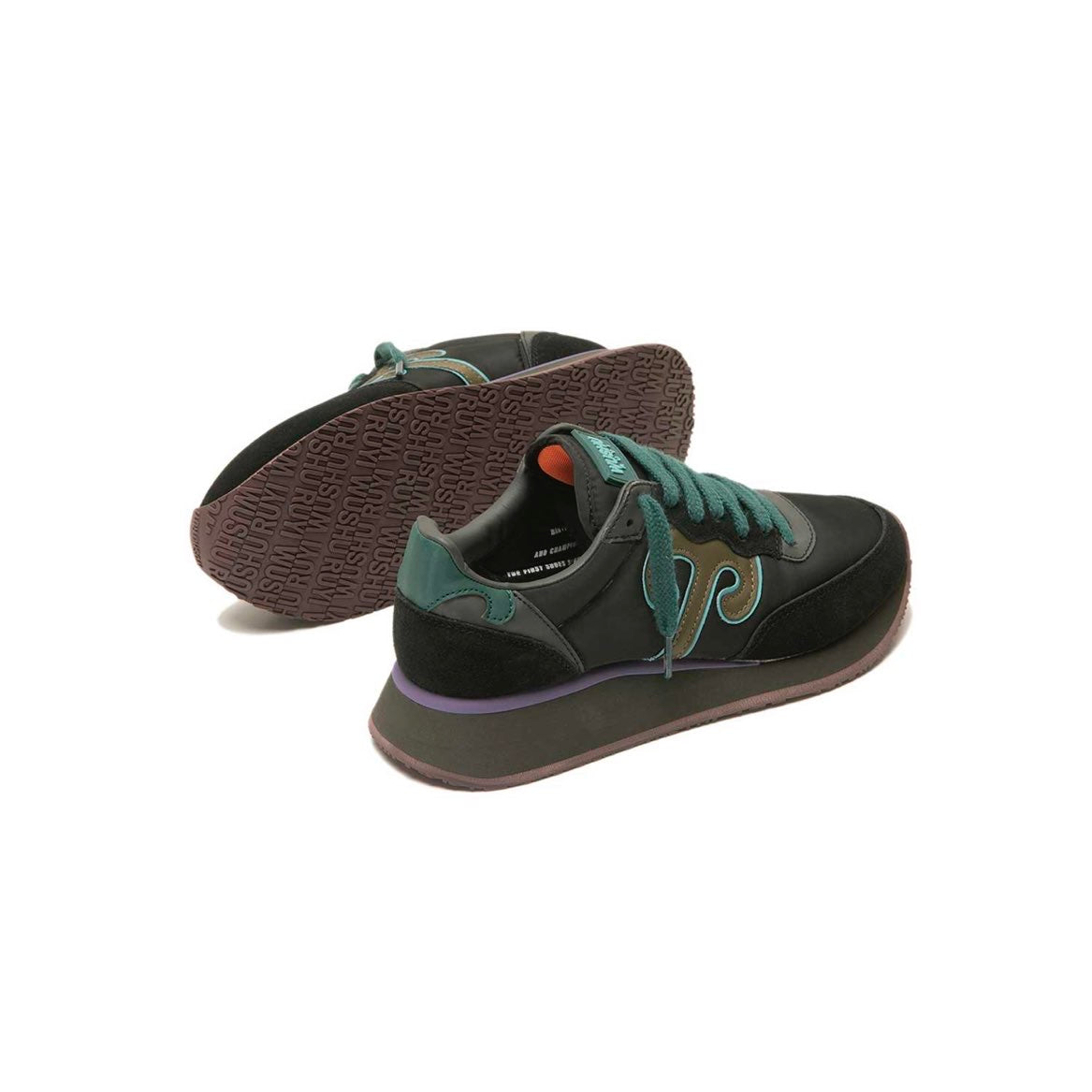 WUSHU - M602 DONNA NERO/VERDE
