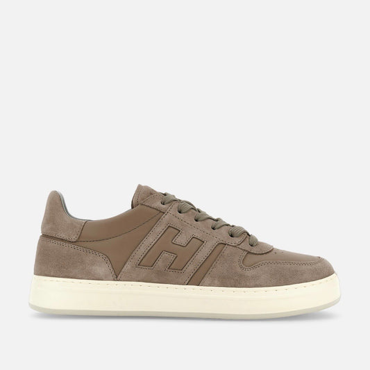 HOGAN - H668 SNEAKERS CAMOSCIO TORTORA
