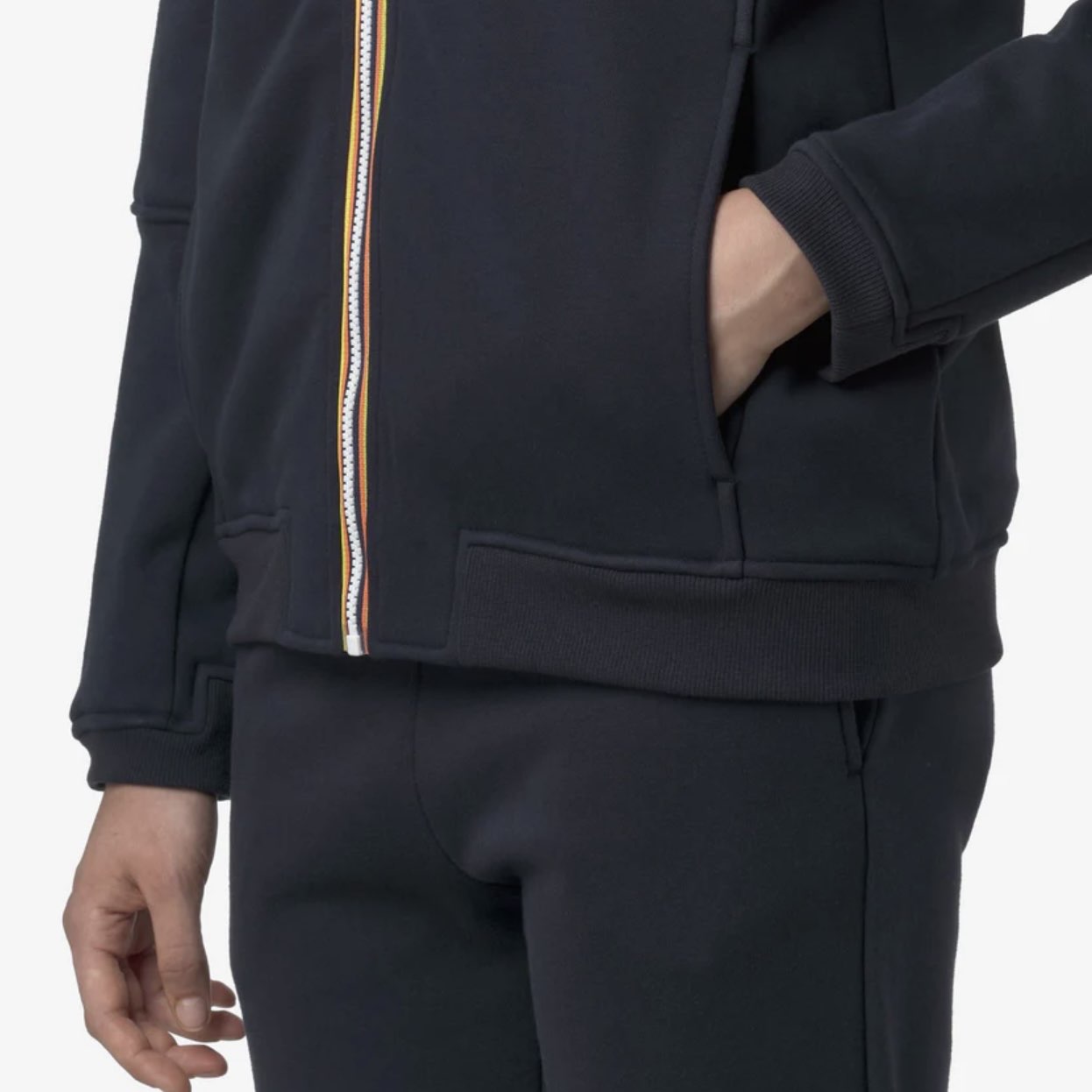KWAY - PROSPER BRUSHED PC FELPA C/CAPPUCCIO