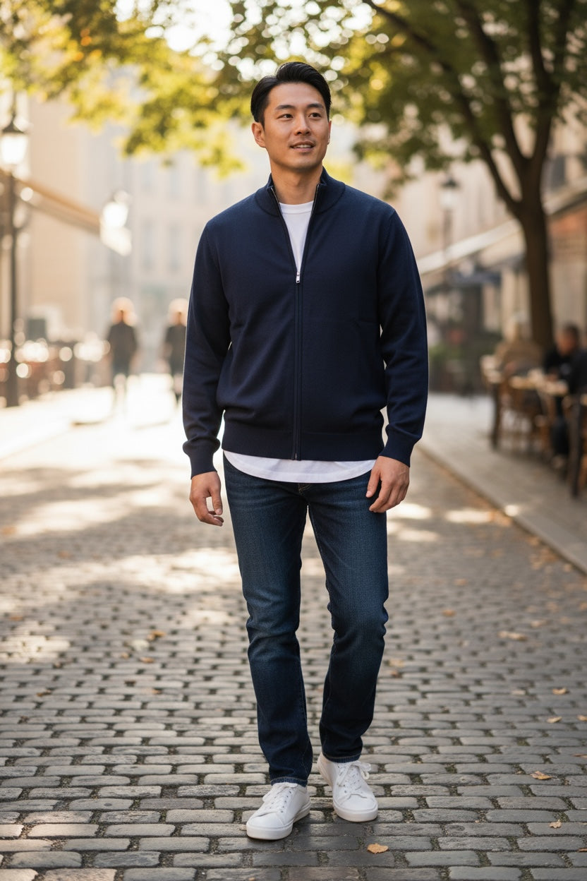 KANGRA - MAGLIA FULL ZIP piu' colori