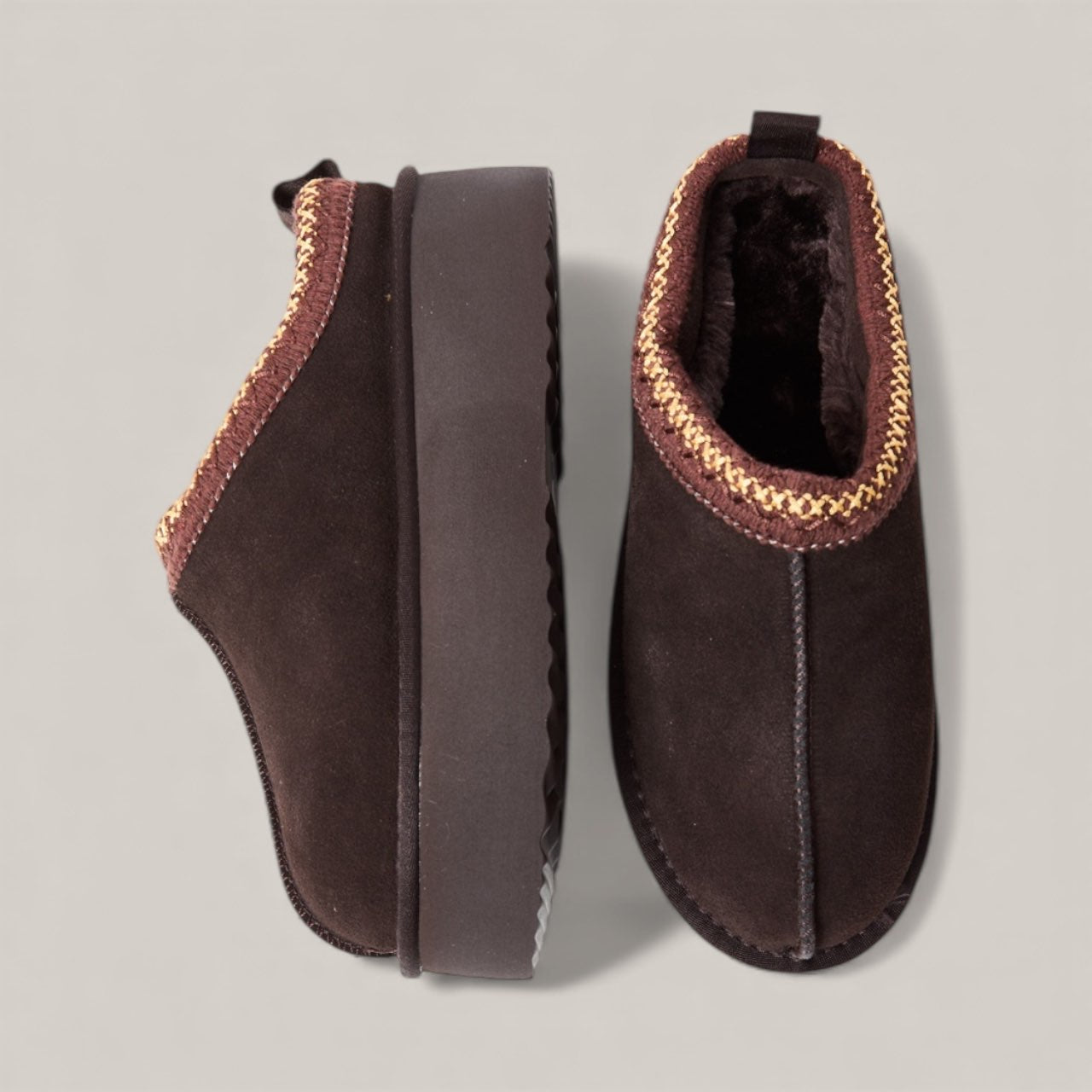 OVYE' - MULES IN CAMOSCIO 5 CM