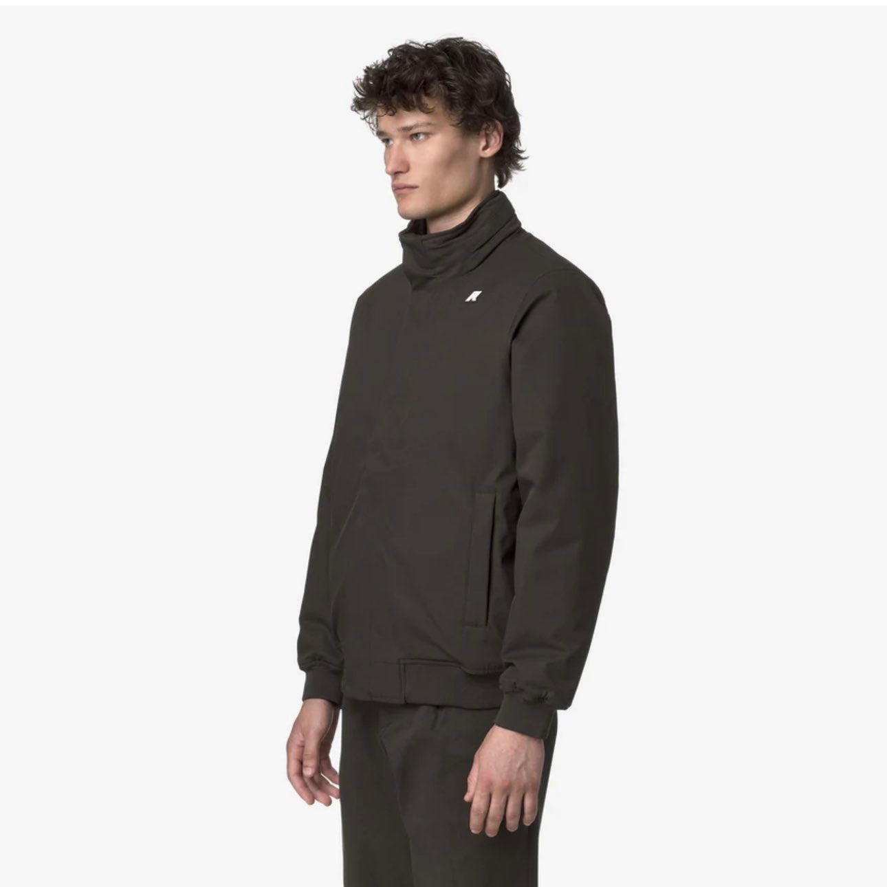 KWAY - AMAURY TWILL MARMOTTA OLIVA/BLU