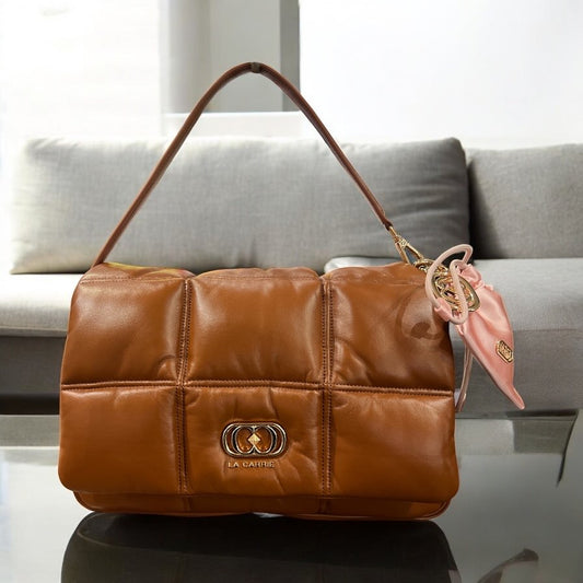 LA CARRIE - SQ.PLOT SATCHEL BAG