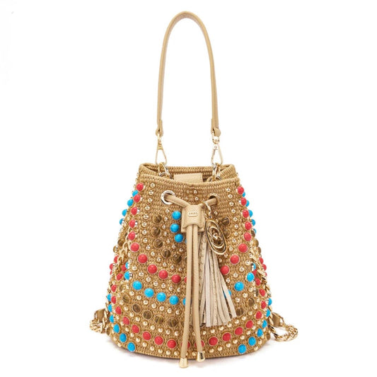 LA CARRIE - ANDROMEDA STONES BUCKET RAPHIA+SYNT.