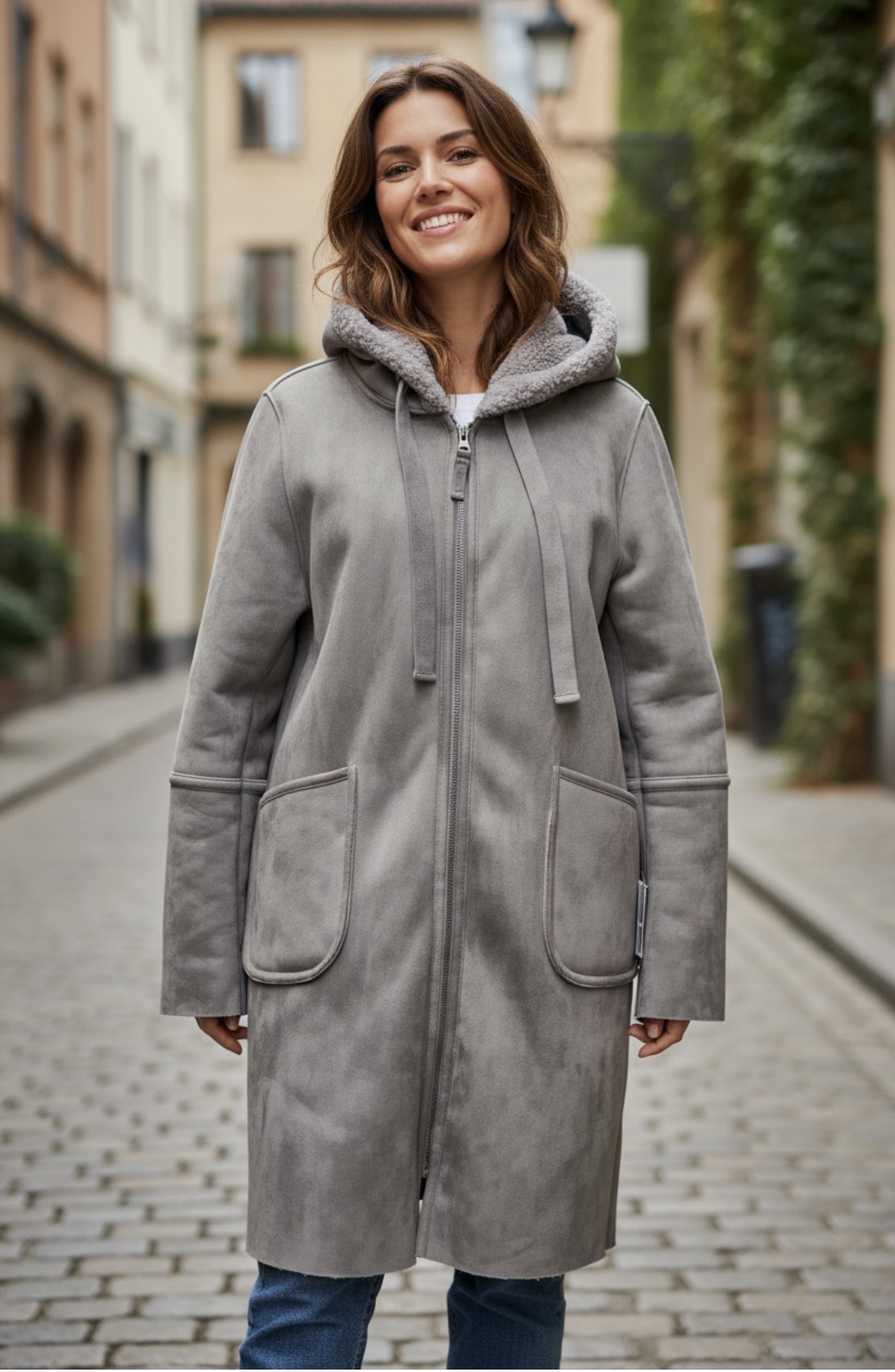 BETTA CORRADI -  PARKA ECOMONTONE