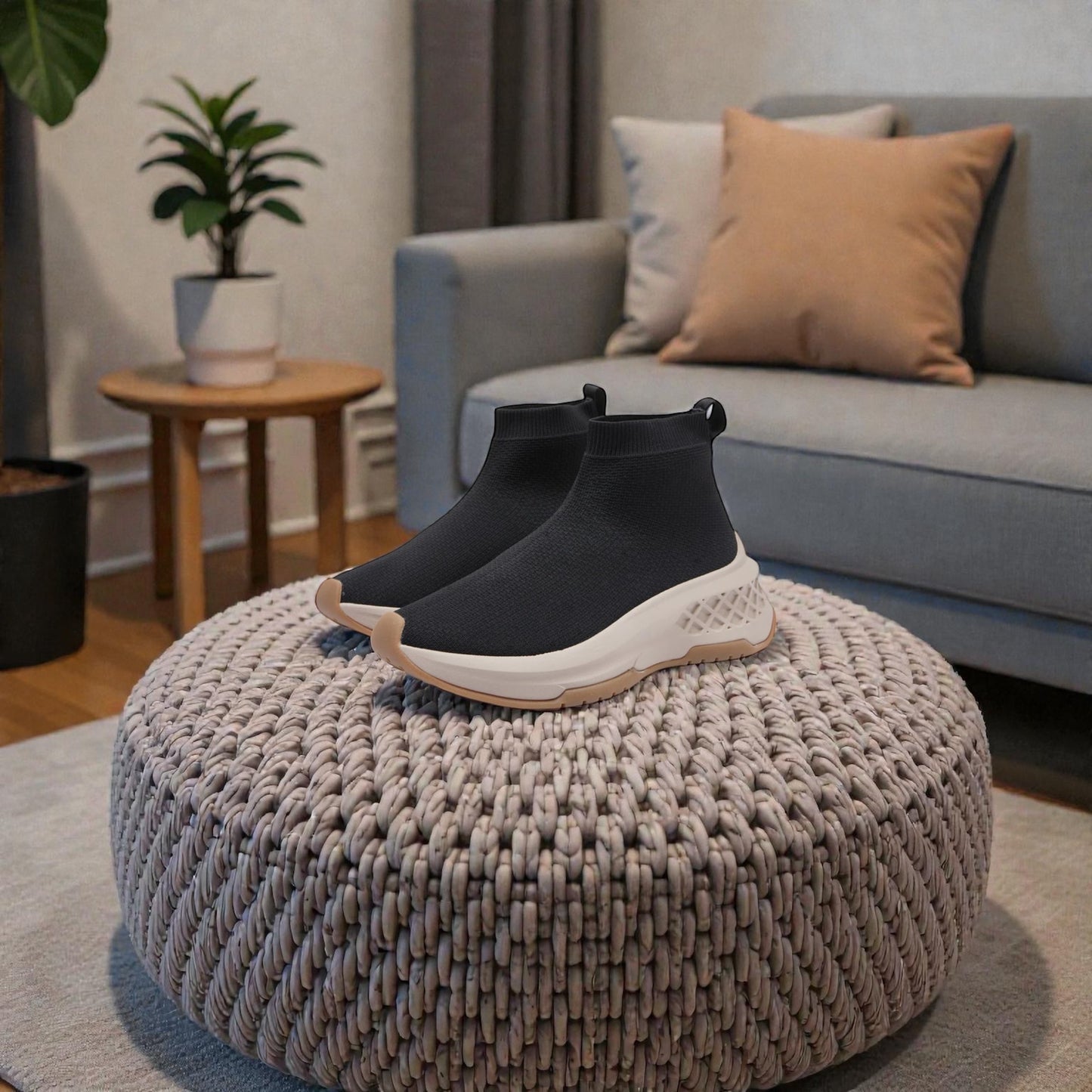 SNEAKERS CALZINO NERA