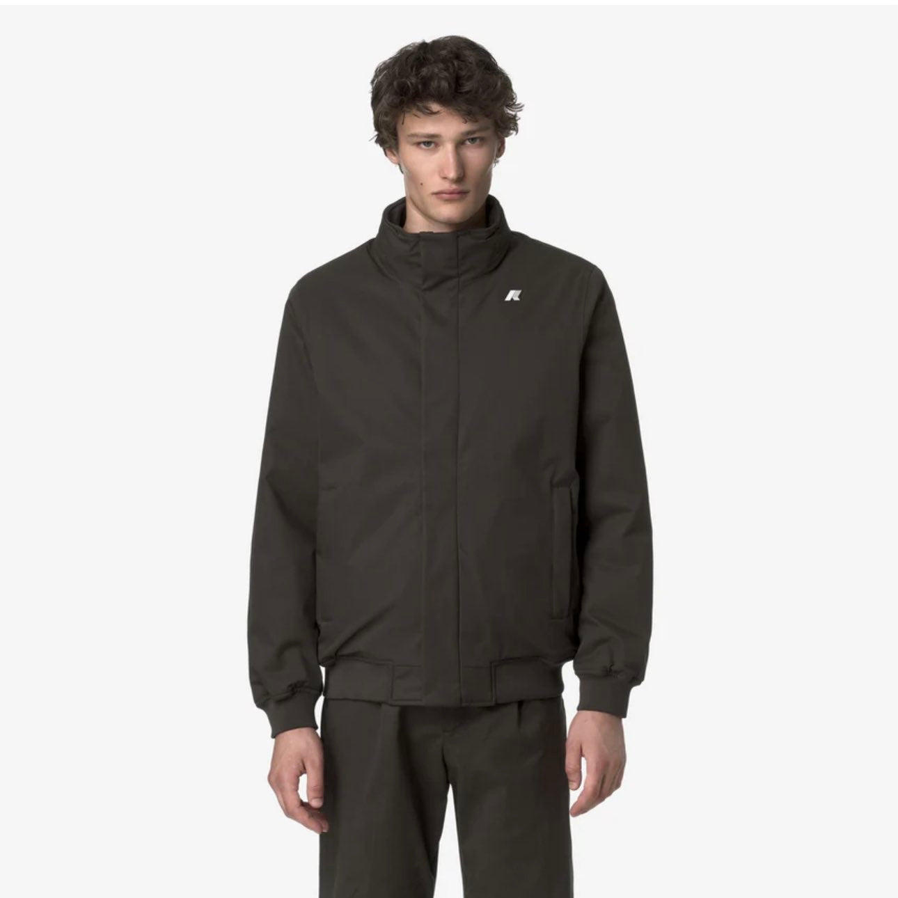 KWAY - AMAURY TWILL MARMOTTA OLIVA/BLU