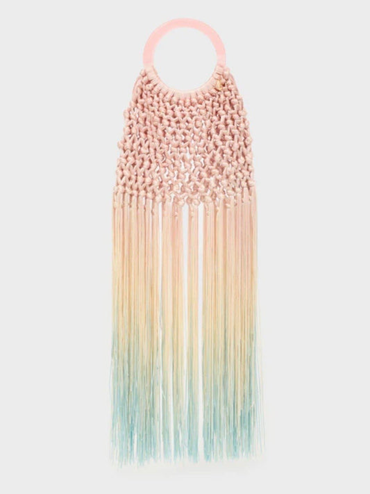 NALI' - BORSA NEREA A MANO INTRECCIO+FRANGE