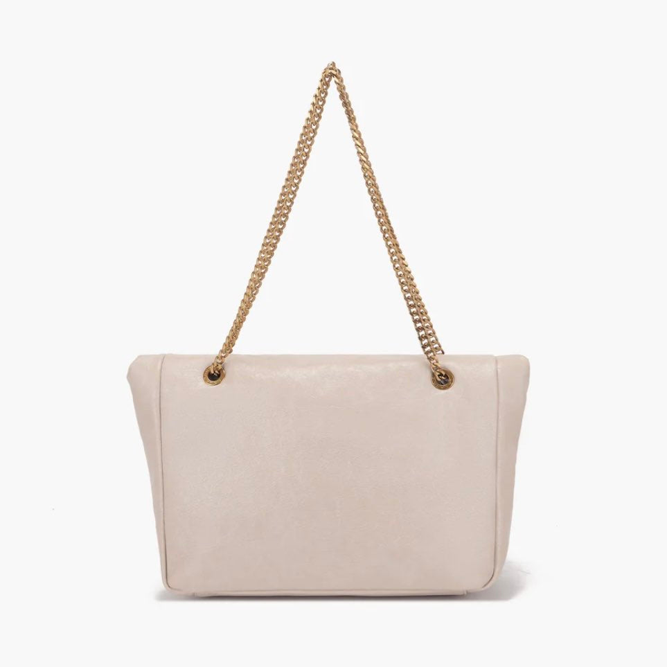 LA CARRIE - LUMI MED. SHOULDER BAG CREMA