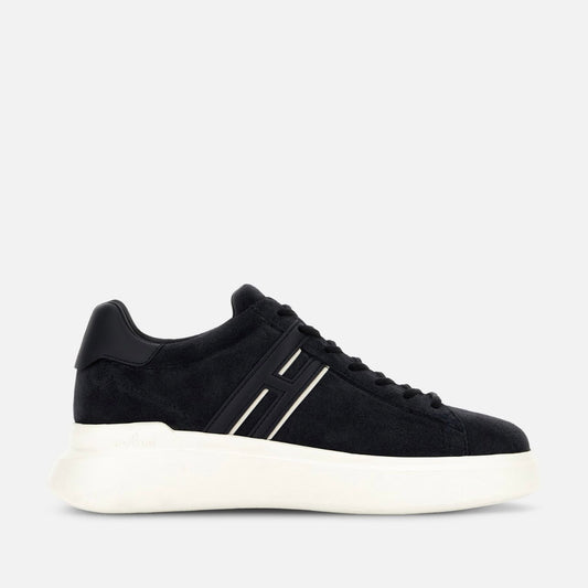 HOGAN - H580 SNEAKER UOMO CAMOSCIO BLU
