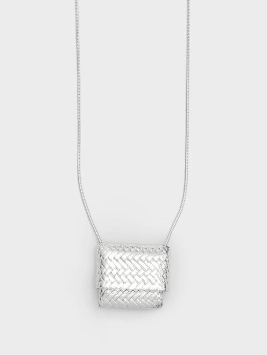 COLLANA MINI POUCH INTARSIATA