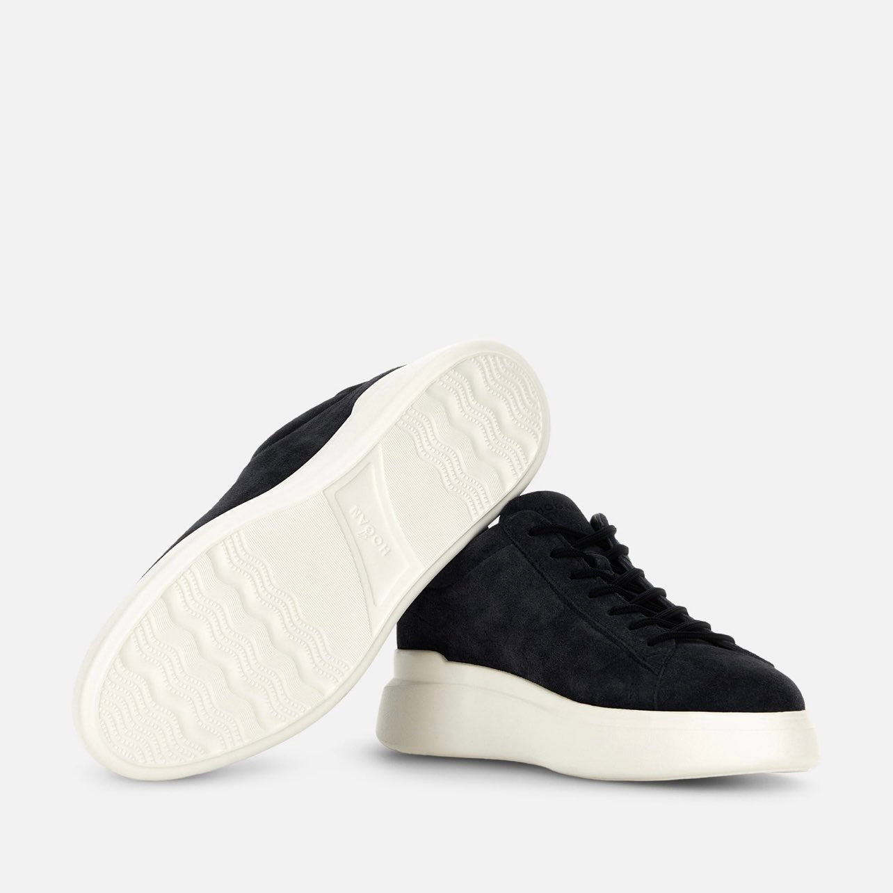 HOGAN - H580 SNEAKER UOMO CAMOSCIO BLU