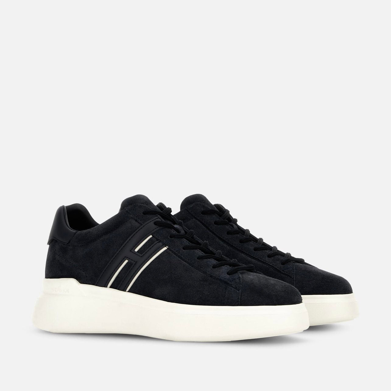 HOGAN - H580 SNEAKER UOMO CAMOSCIO BLU
