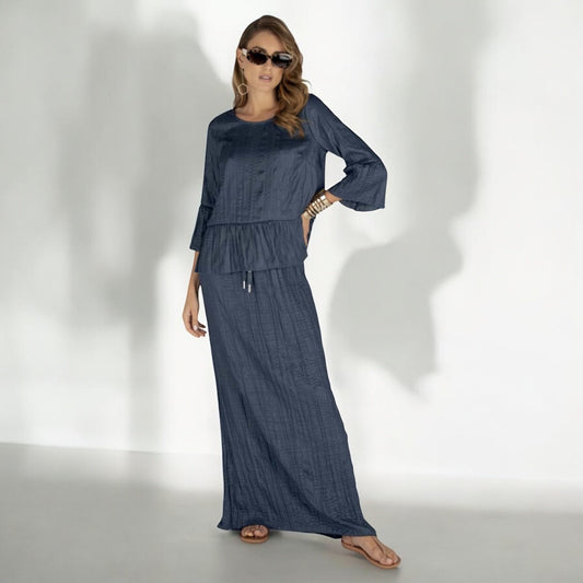 LANA CAPRINA - BLUSA STROPICCIATA