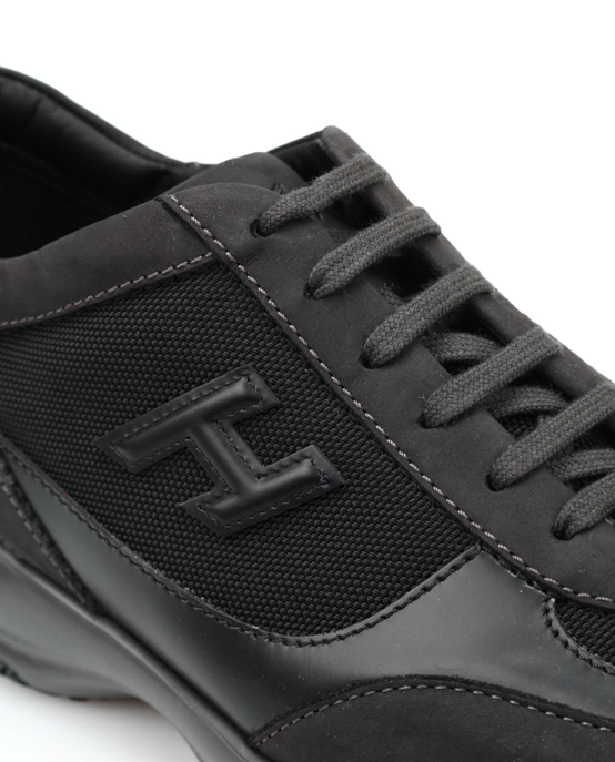 Hogan - Sneakers New Interactive pelle/tela nera